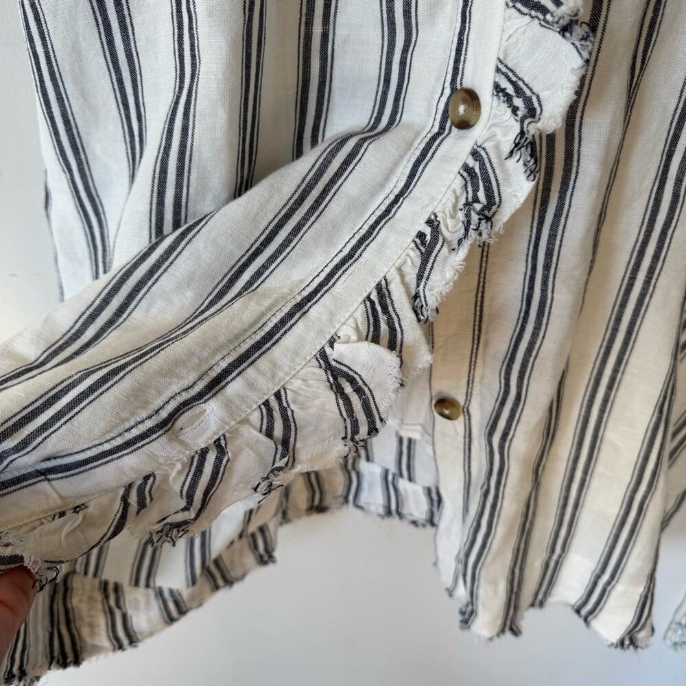 Striped Ruffle Dress - Picture 9 of 11